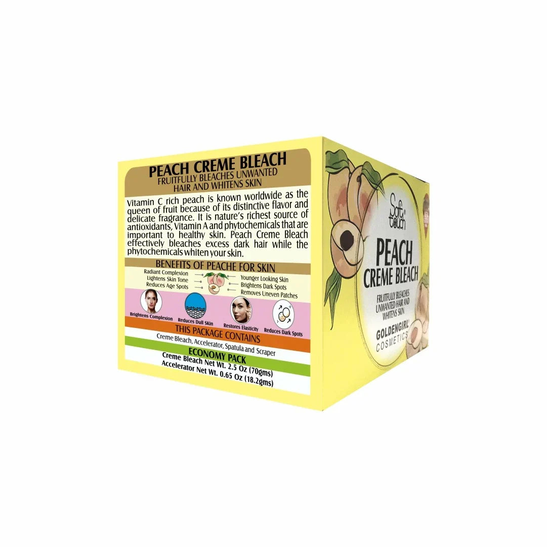 Soft Touch Peach Bleach Creme - Buy Online in Pakistan at Cosmia.pk