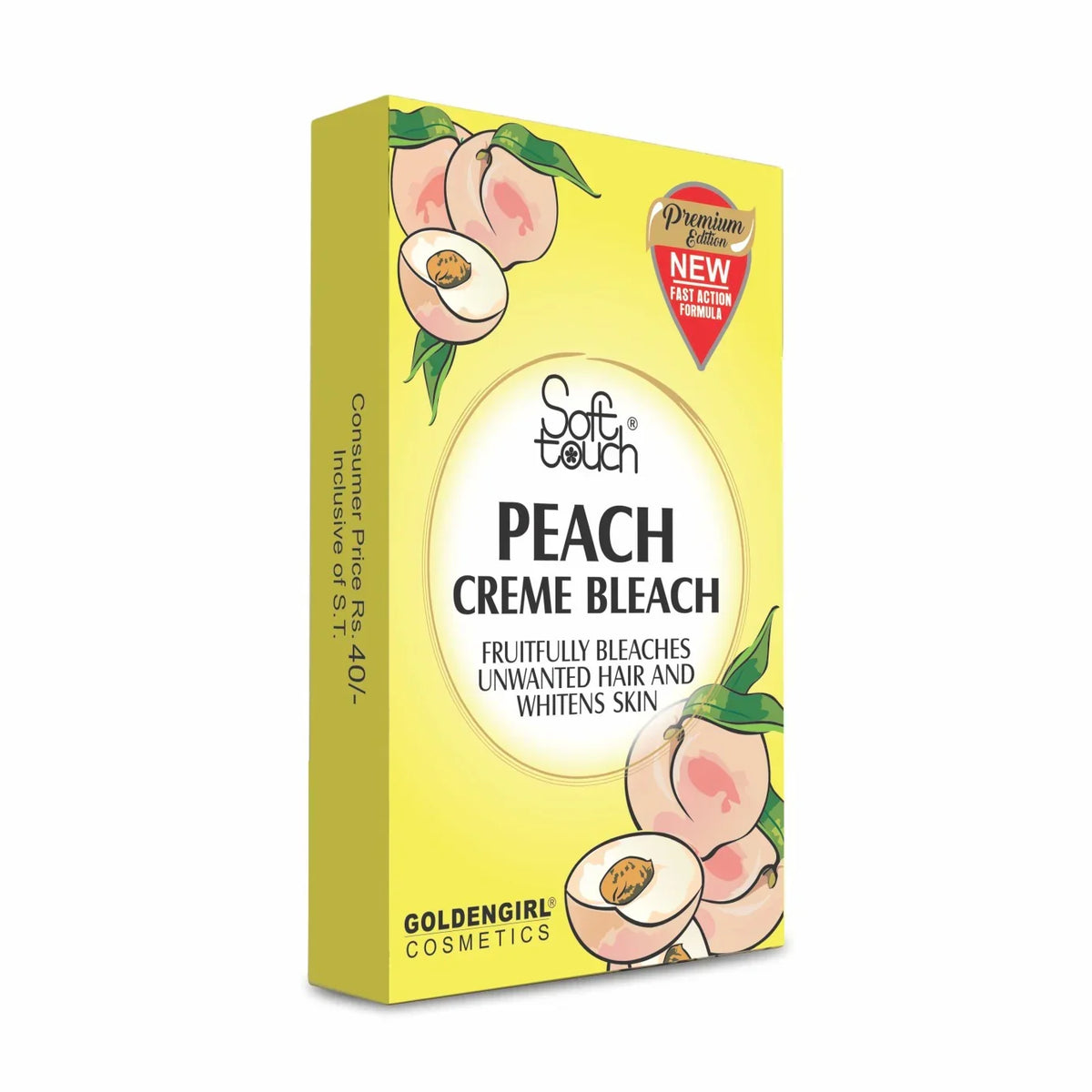 Soft Touch Peach Bleach Creme - Buy Online in Pakistan at Cosmia.pk