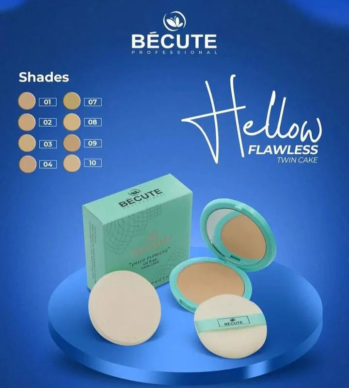 Becute Hello Flawless Oil Free Face Powder - Buy Online in Pakistan at Cosmia.pk