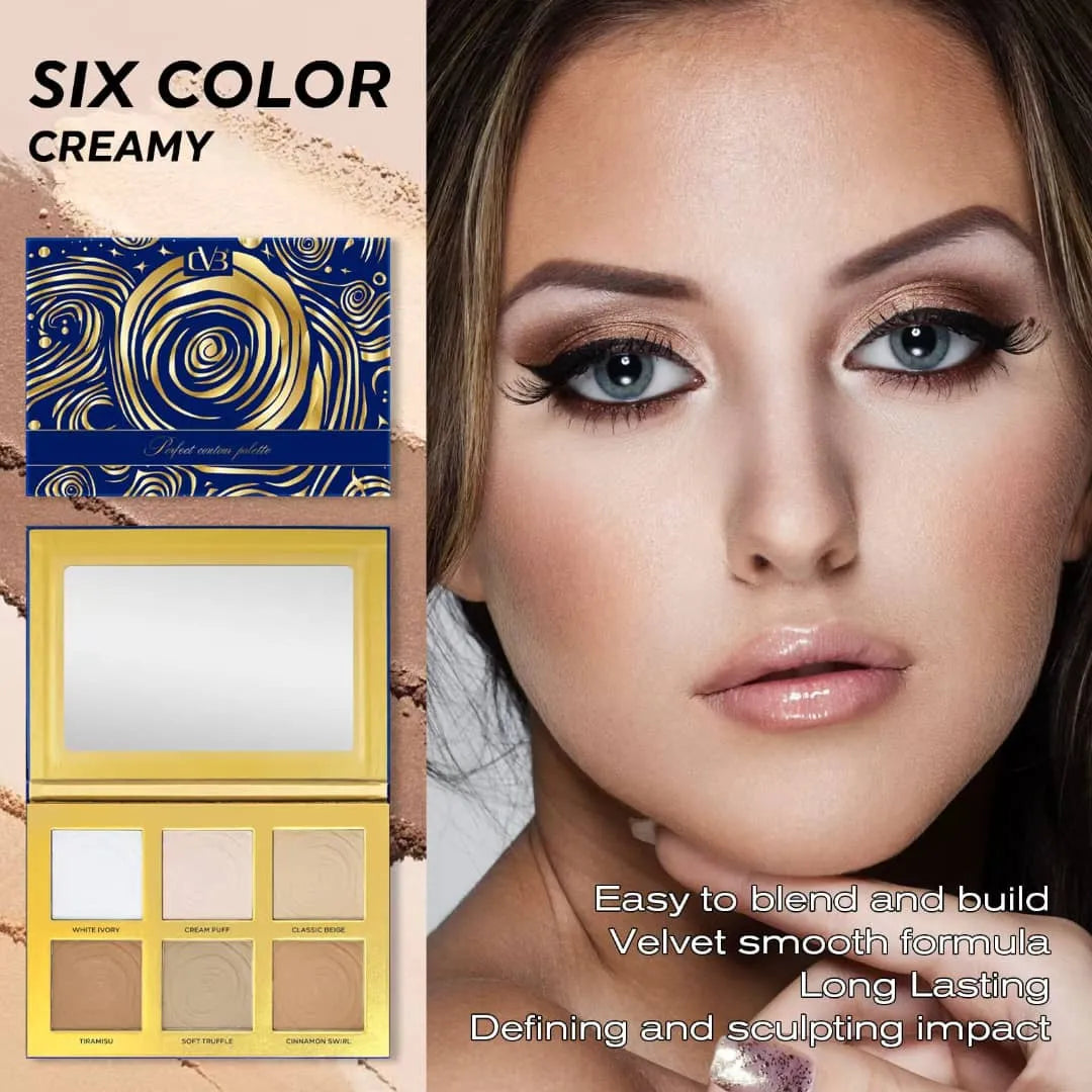Cvb Perfect Contour Palette Velvet Smooth Formula - Buy Online in Pakistan at Cosmia.pk