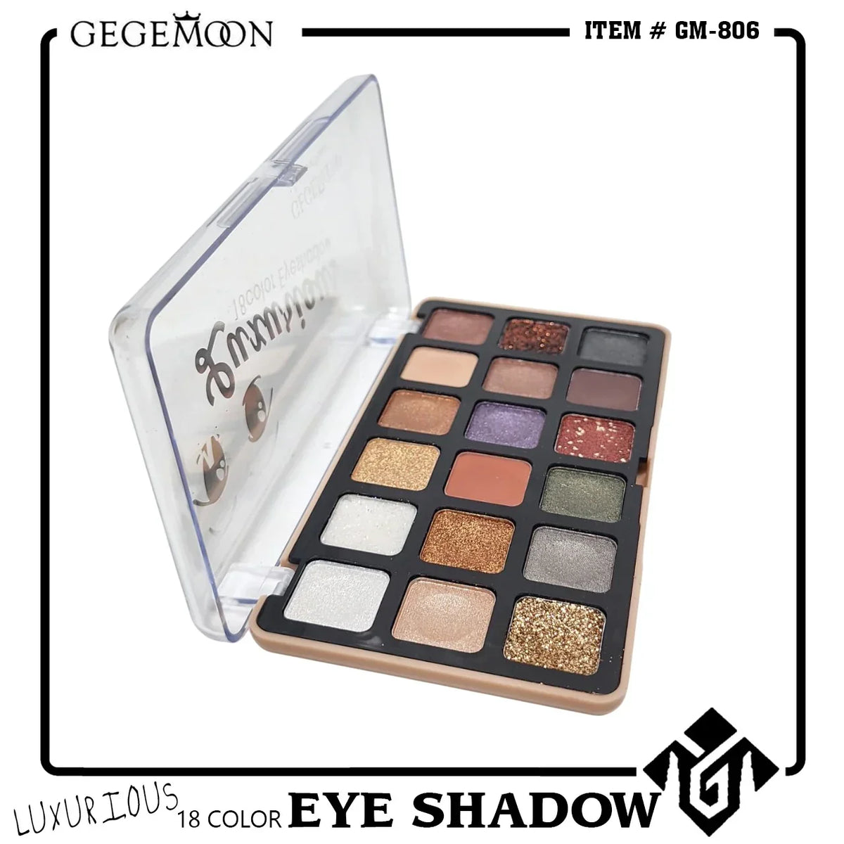 Gege Moon 18 Colors Luxurious Eyeshadow Palette - Buy Online in Pakistan at Cosmia.pk