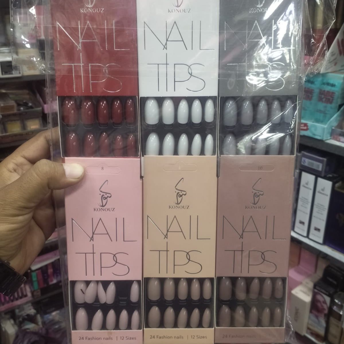 KONOUZ 24pcs Fashion Nails - Buy Online in Pakistan at Cosmia.pk