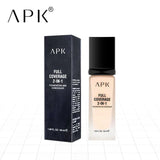 APK Full Coverage 2-in-1 Foundation & Concealer – 30ml - Buy Online in Pakistan at Cosmia.pk
