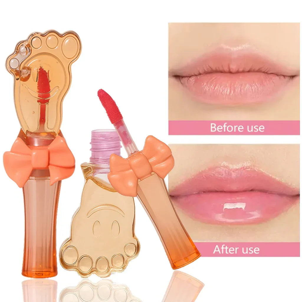 ROMANTIC MAY Magic Cute Little Foot Design Lip Gloss - Buy Online in Pakistan at Cosmia.pk