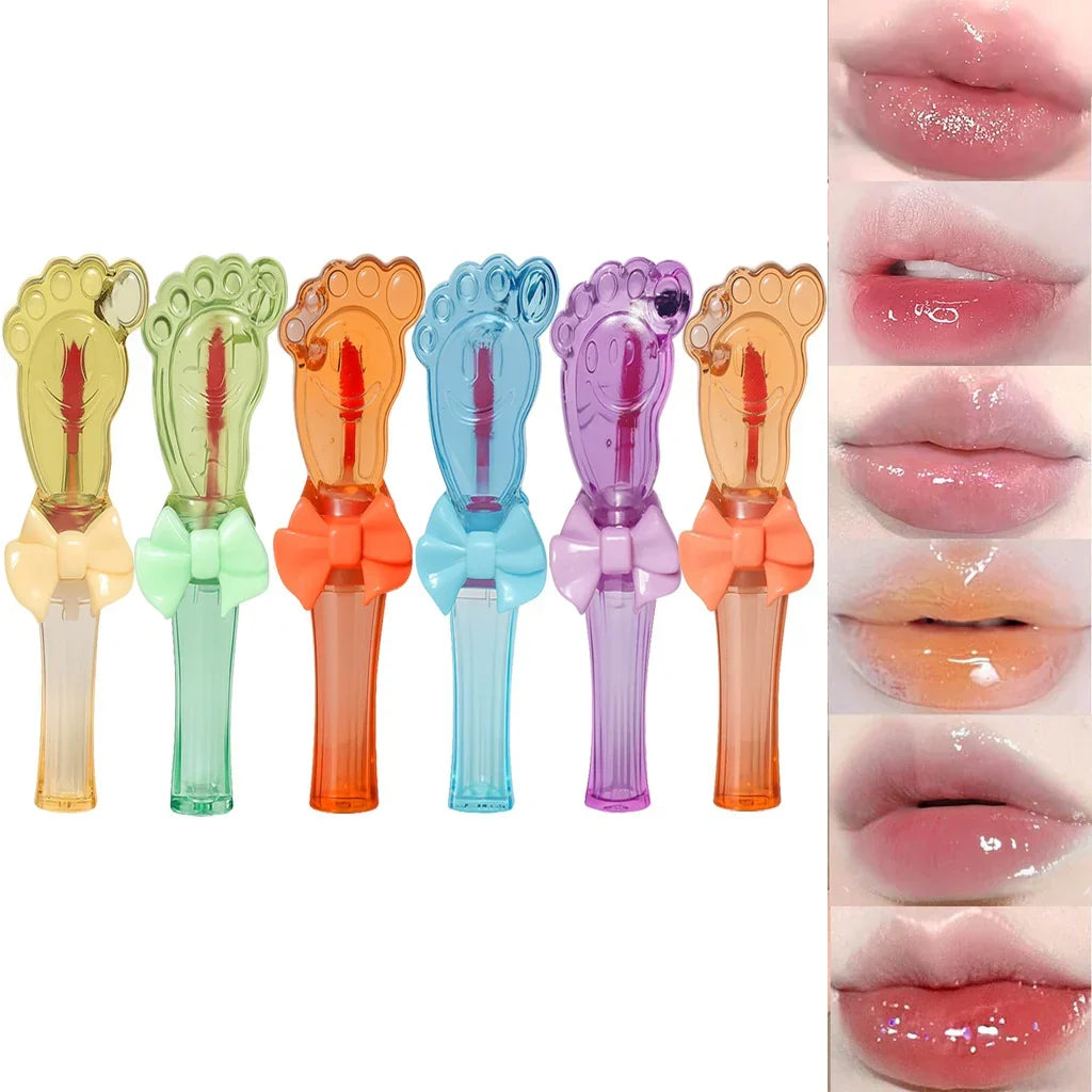 ROMANTIC MAY Magic Cute Little Foot Design Lip Gloss - Buy Online in Pakistan at Cosmia.pk