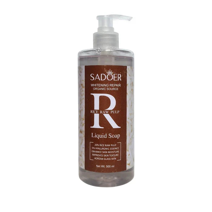 Sadoer Rice Raw Pulp Liquid Soap – 500ml - Buy Online in Pakistan at Cosmia.pk