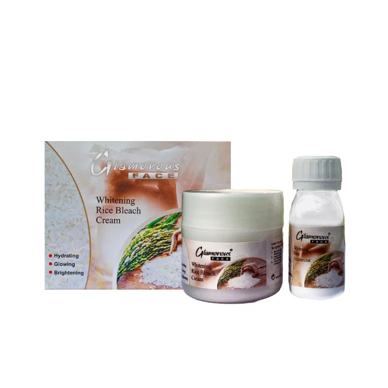 Glamorous Face Rice Bleach Cream, For Hydrating, Glowing & - Buy Online in Pakistan at Cosmia.pk