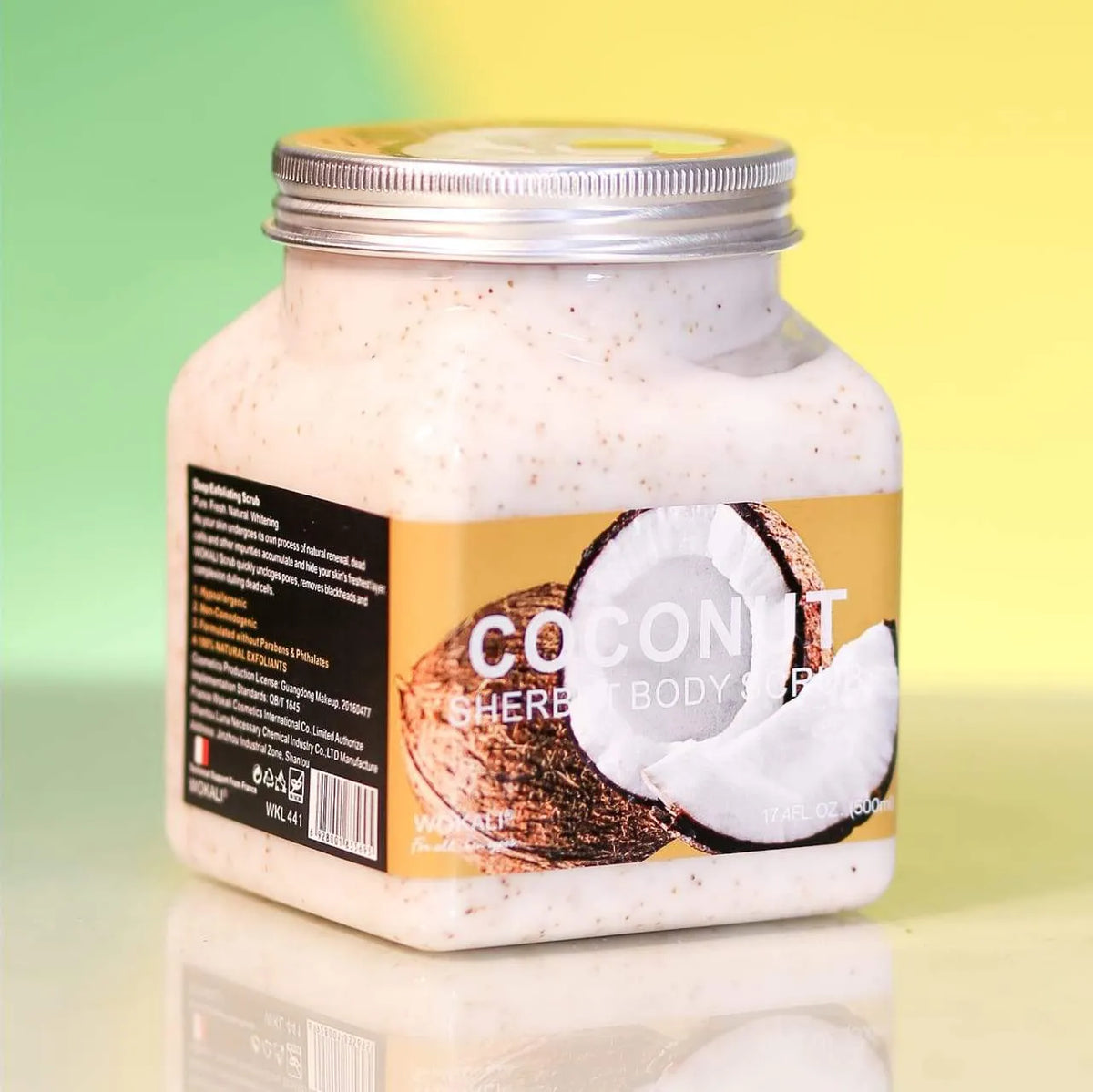 Wokali Coconut Face & Body Scrub -  350ml - Buy Online in Pakistan at Cosmia.pk