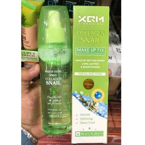 Xqm Collagen Snail Makeup Fix - 100ml - Buy Online in Pakistan at Cosmia.pk