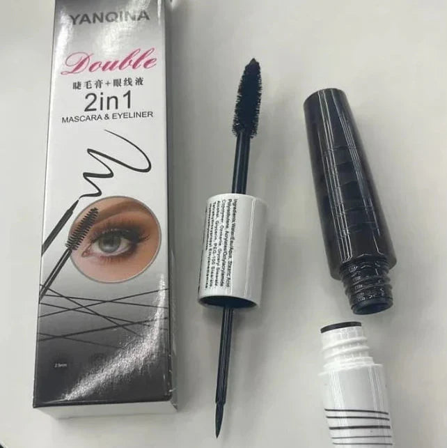 YANQINA Long Lasting  Double 2in1 Mascara & Eyeliner - Buy Online in Pakistan at Cosmia.pk