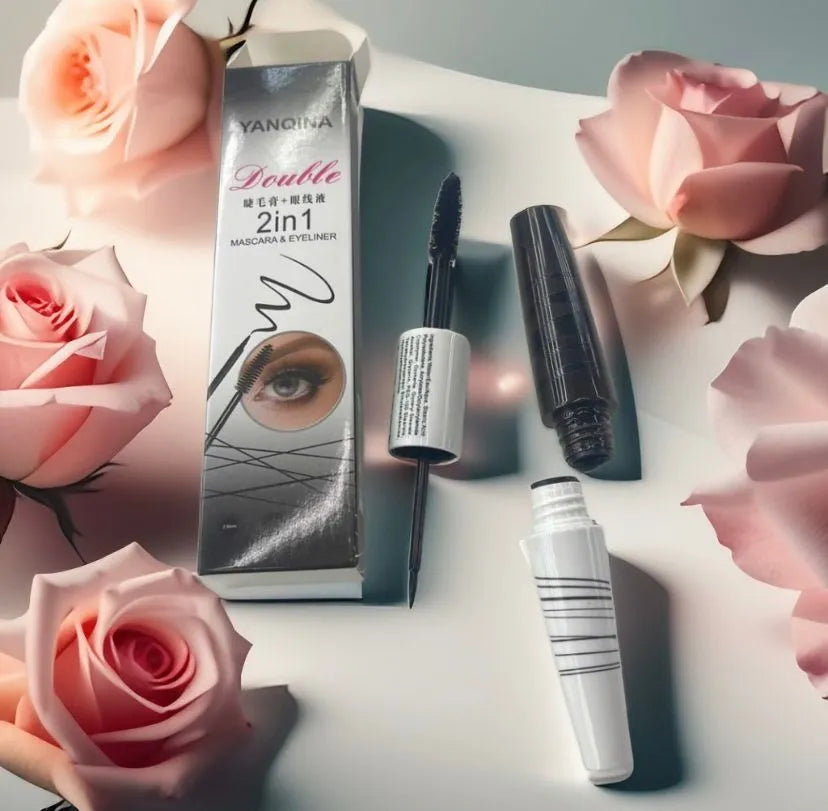 YANQINA Long Lasting  Double 2in1 Mascara & Eyeliner - Buy Online in Pakistan at Cosmia.pk