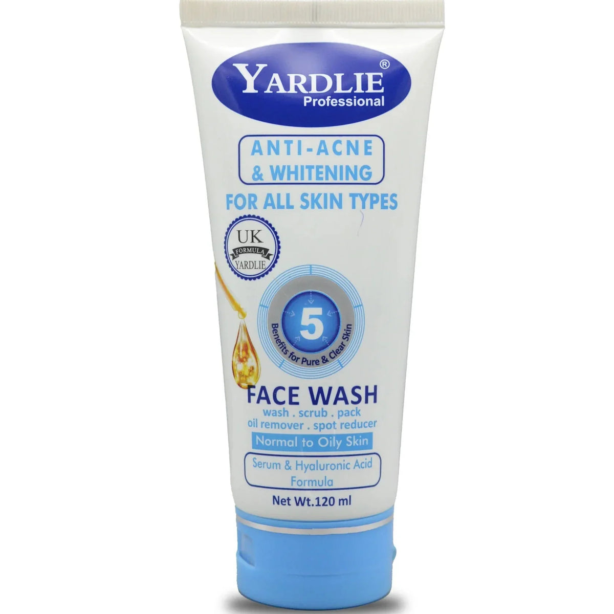 Yardlie Professional Anti Acne & Whitening Facewash - 120ml - Buy Online in Pakistan at Cosmia.pk