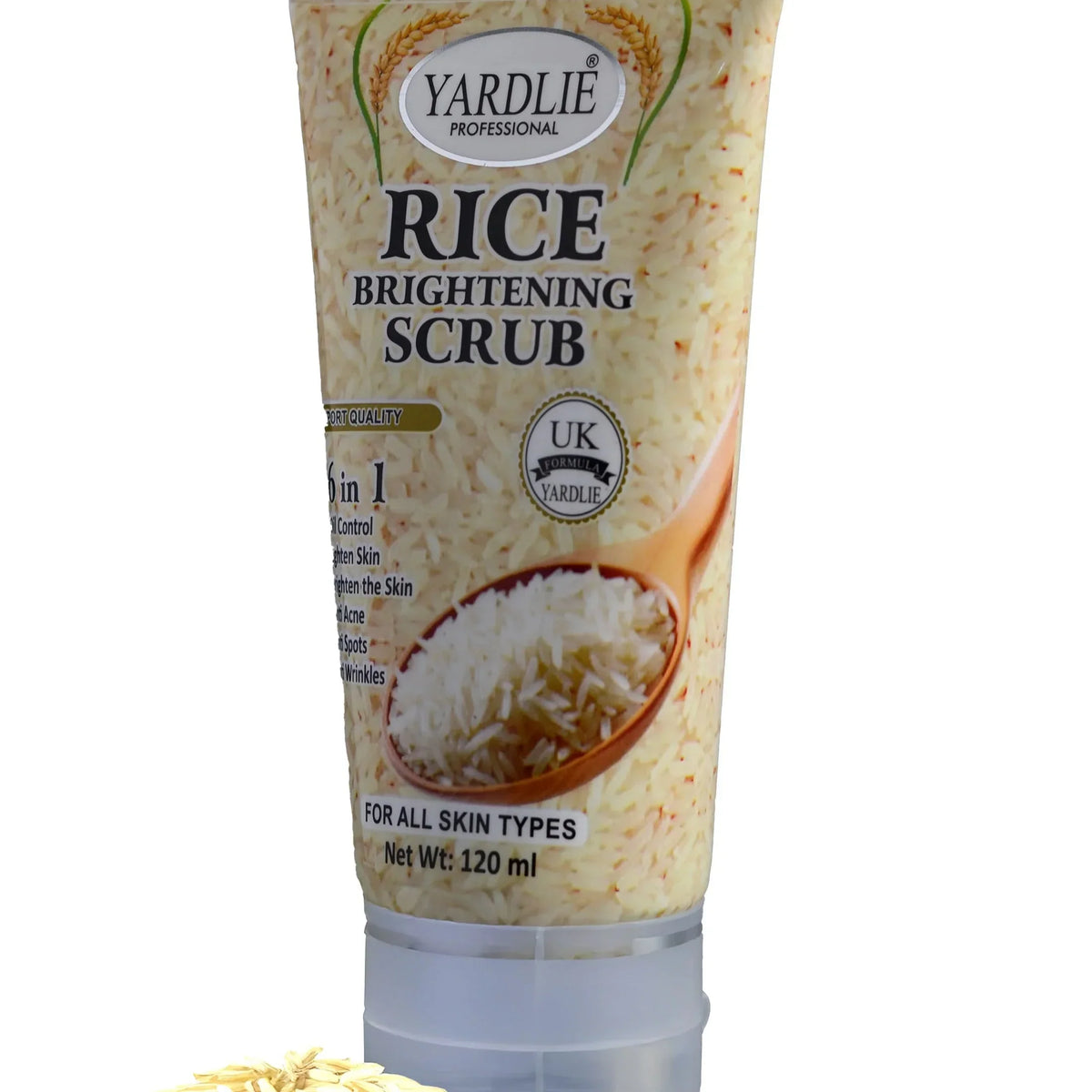 Yardlie Professional Rice Brightening Scrub - 120ml - Buy Online in Pakistan at Cosmia.pk