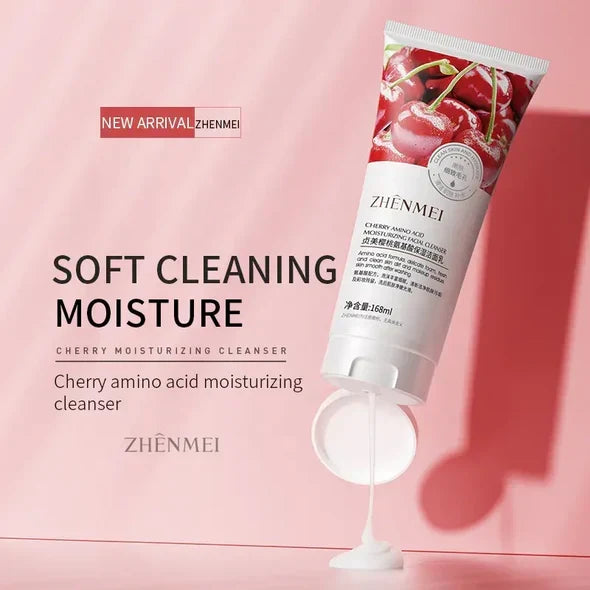 ZHENMEI Cherry Amino Acid Moisturizing Facial Cleanser 168ml - Buy Online in Pakistan at Cosmia.pk