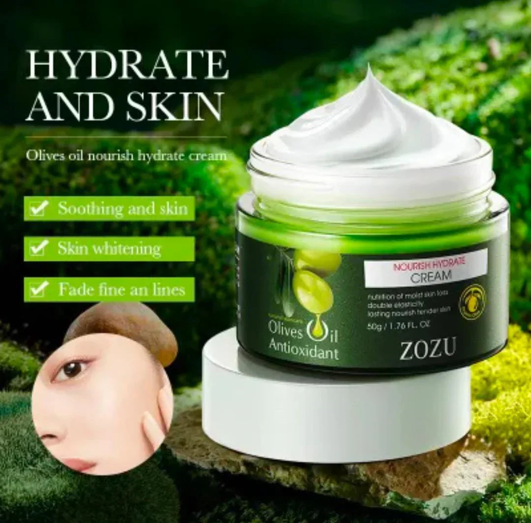 ZOZU Olive Oil Moisturizing Cream Hydrating And Whitening Firming - Buy Online in Pakistan at Cosmia.pk