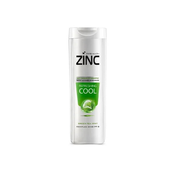 Zinc Refreshing Cool Green Tea & Mint Shampoo - 340ml - Buy Online in Pakistan at Cosmia.pk