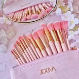Zoeva Makeup Brushes Set with Bag - 15Pcs - Buy Online in Pakistan at Cosmia.pk