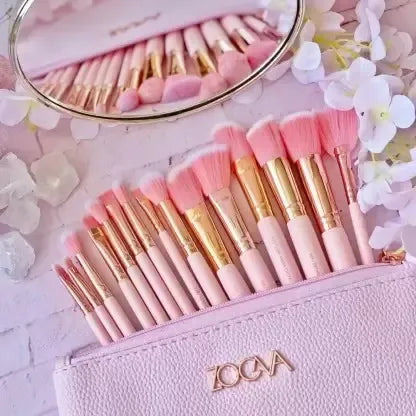 Zoeva Makeup Brushes Set with Bag - 15Pcs - Buy Online in Pakistan at Cosmia.pk
