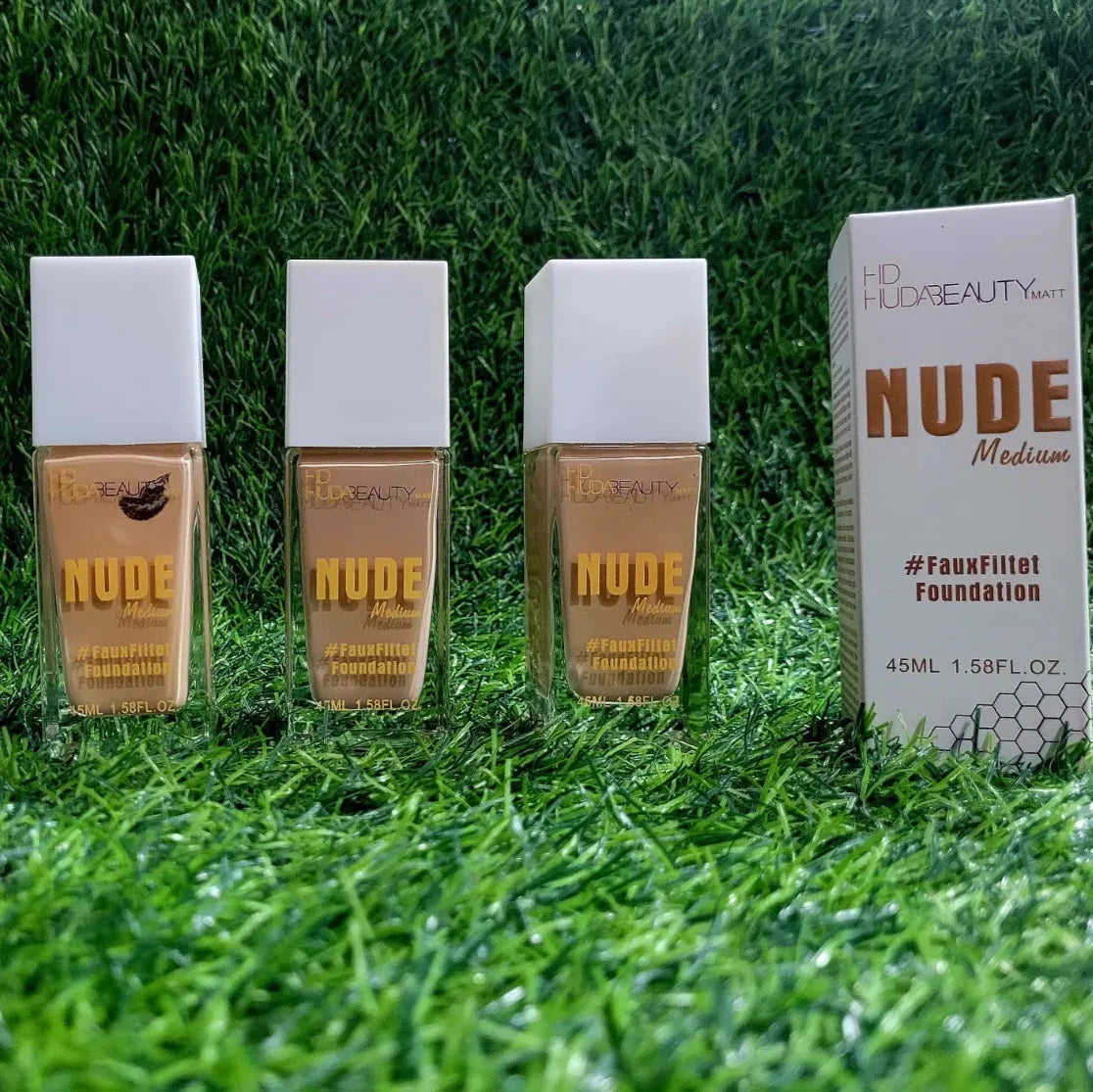 HD Huda Beauty Matt Nude Medium Foundation - 45ml - Buy Online in Pakistan at Cosmia.pk