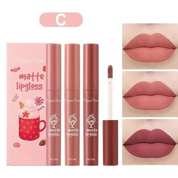 3Pcs Dragon Ranee Long-Lasting Matte Lip - Buy Online in Pakistan at Cosmia.pk