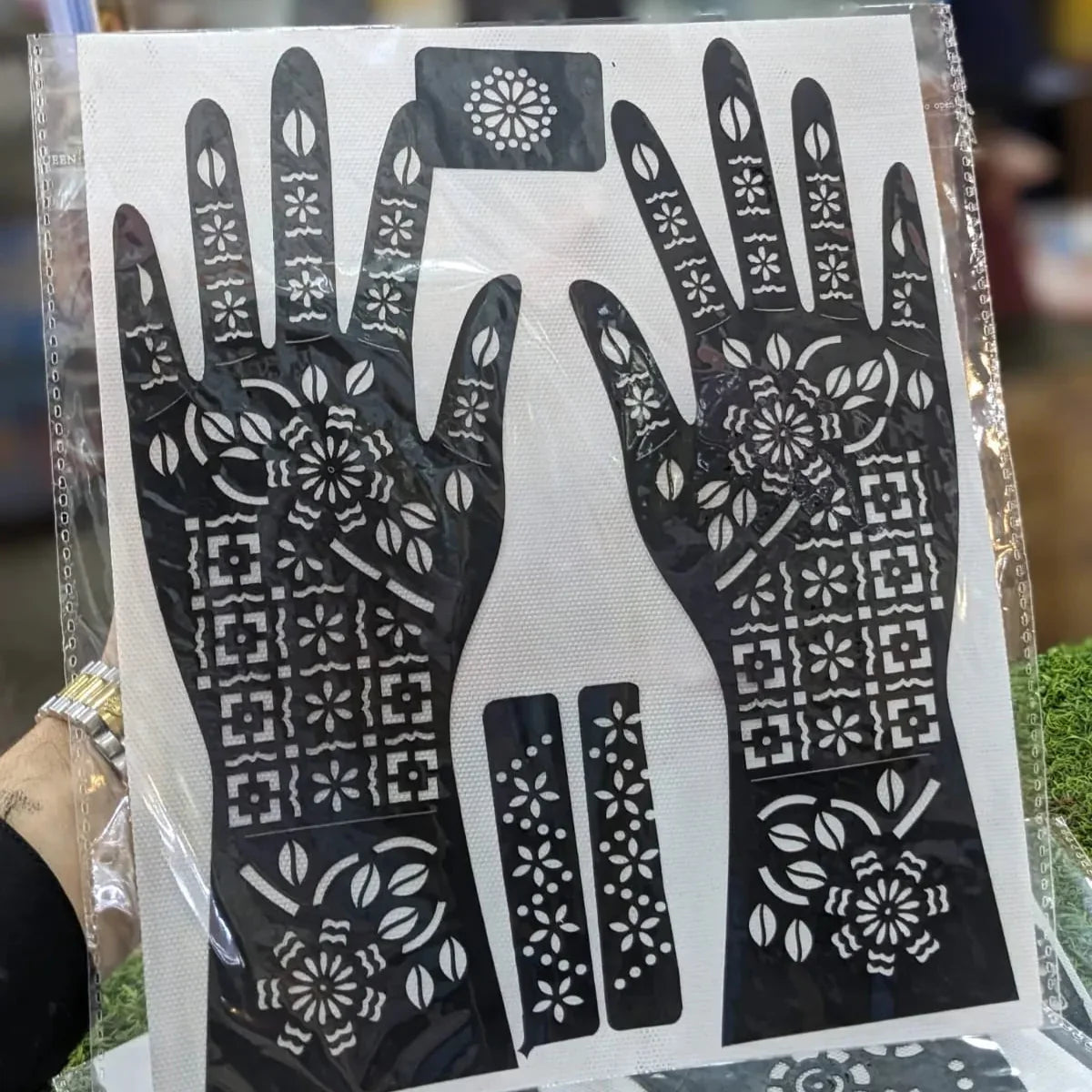 Full Hand Mehndi Stencil Design - Buy Online in Pakistan at Cosmia.pk