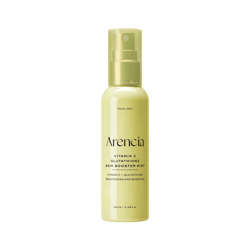 Arencia Vitamin C Glutathione Skin Booster Mist 100ml front view — Vitamin C + Glutathione brightening and boosting facial mist