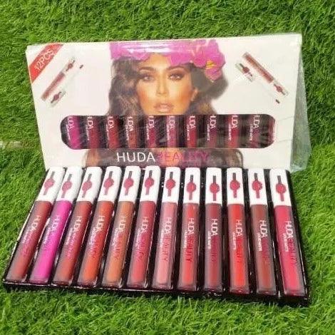 Huda Beauty Matte Gloss - 12 Pcs - Buy Online in Pakistan at Cosmia.pk