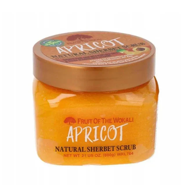 Fruit of the Wokali Apricot Natural Sherbet Scrub - 600g - Buy Online in Pakistan at Cosmia.pk