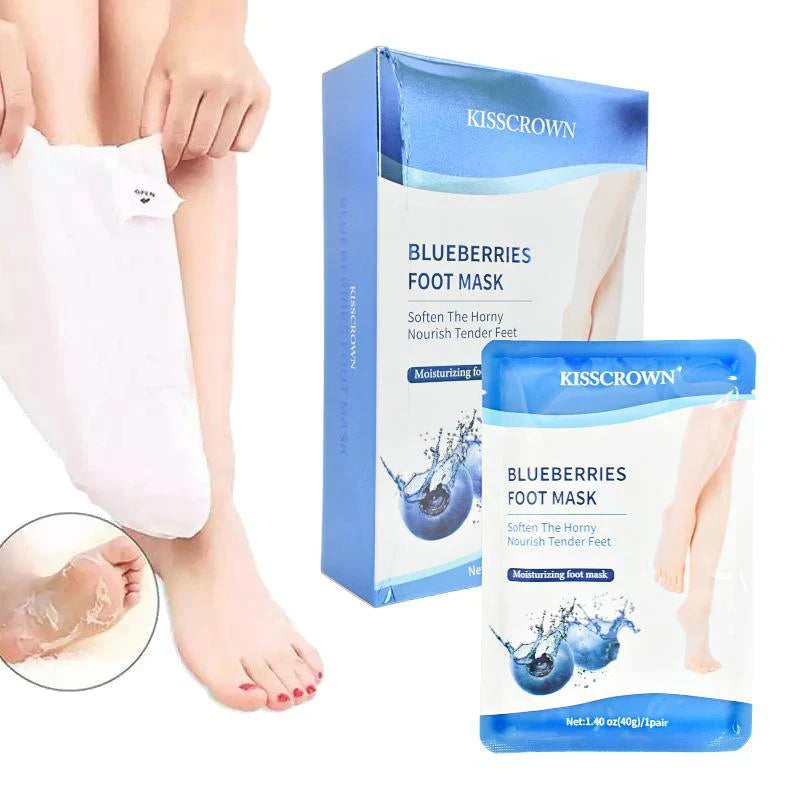 Kiss Crown Blueberries Foot Mask - Buy Online in Pakistan at Cosmia.pk