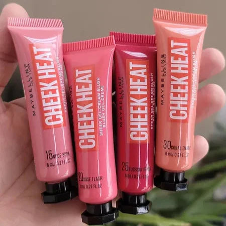 Original Maybelline Cheek Heat Gel Cream Blush - 8ml - Buy Online in Pakistan at Cosmia.pk
