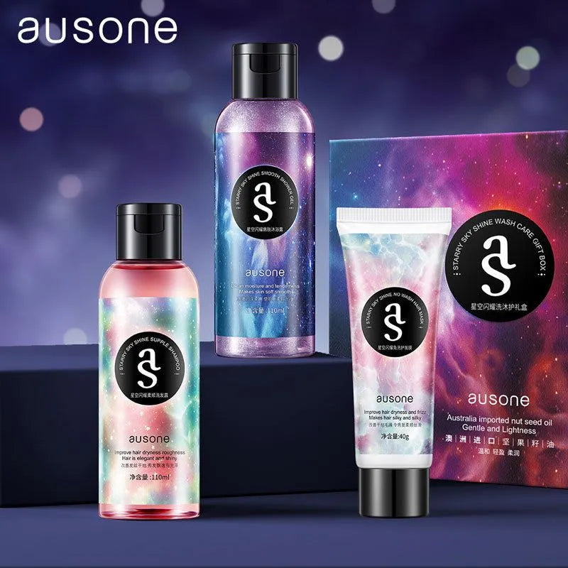Ausone Australia Imported Shampoo Hair Mask Shower Gel 3Pcs Set - Buy Online in Pakistan at Cosmia.pk