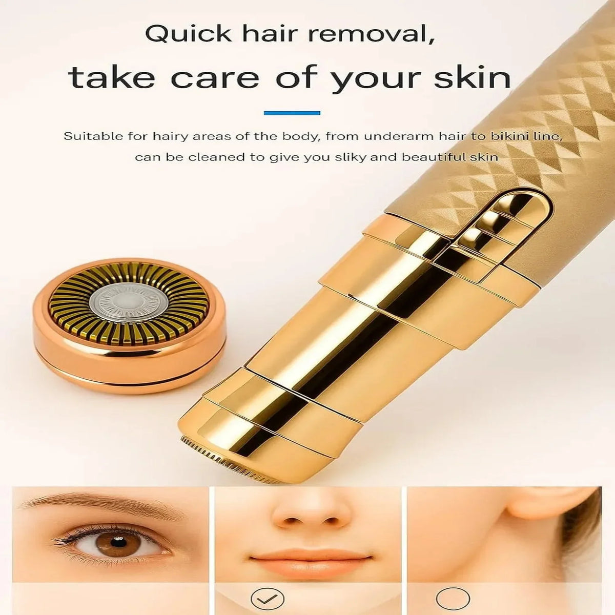 3‑in‑1 Flawzbss Hair Removal & Eyebrow Trimmer - Buy Online in Pakistan at Cosmia.pk