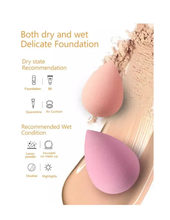 6-in-1 Makeup Foundation Sponges – Soft Cosmetic Puffs - Buy Online in Pakistan at Cosmia.pk