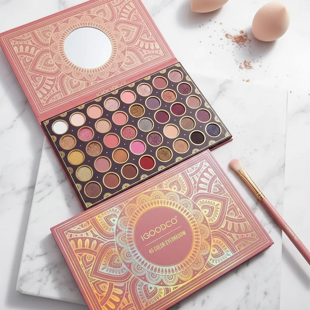 IGOODCO Mandala Eyeshadow Palette - 40 Colors - Buy Online in Pakistan at Cosmia.pk