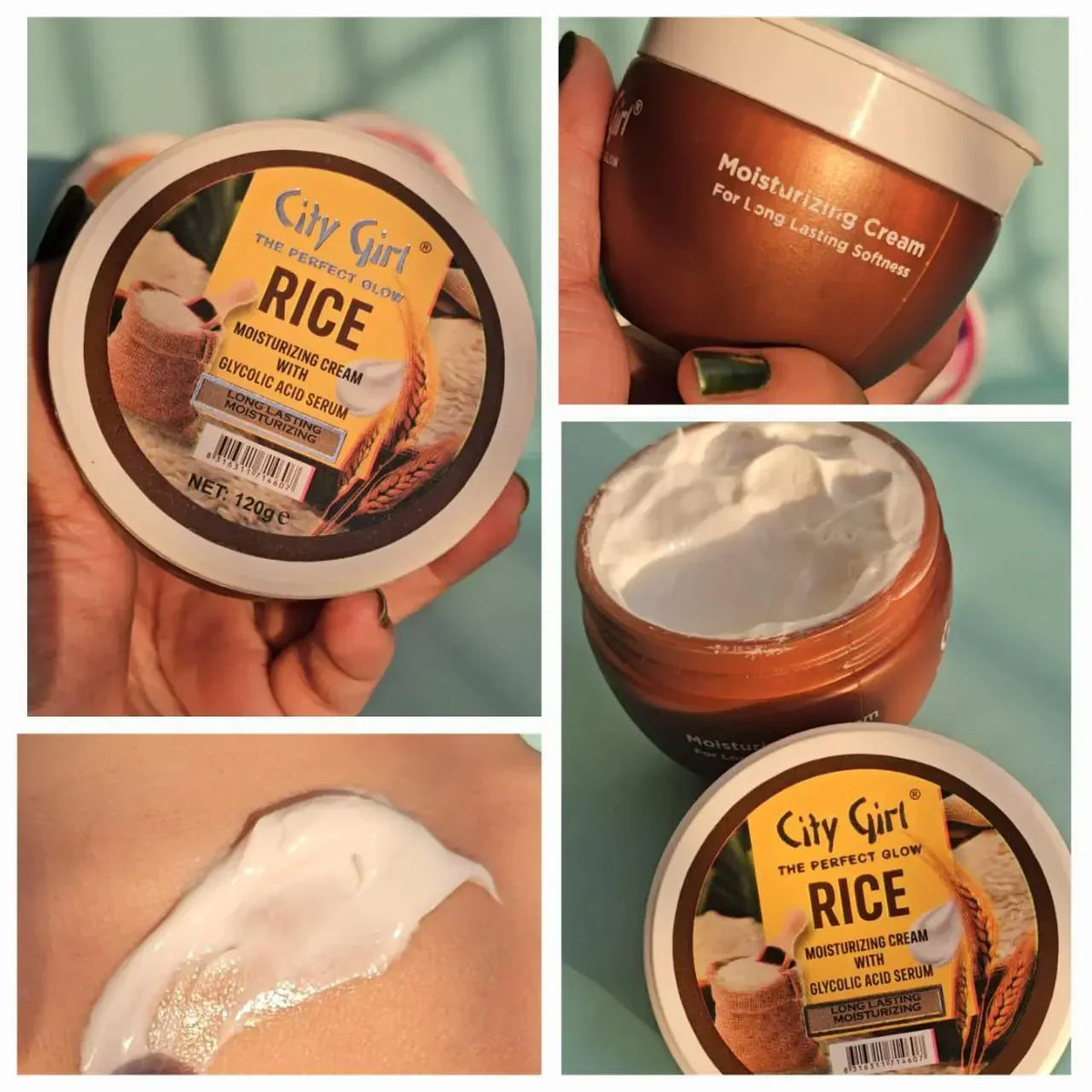 City Girl RICE WITH GLYCOLIC ACID Moisturizing Cream 20g - Buy Online in Pakistan at Cosmia.pk