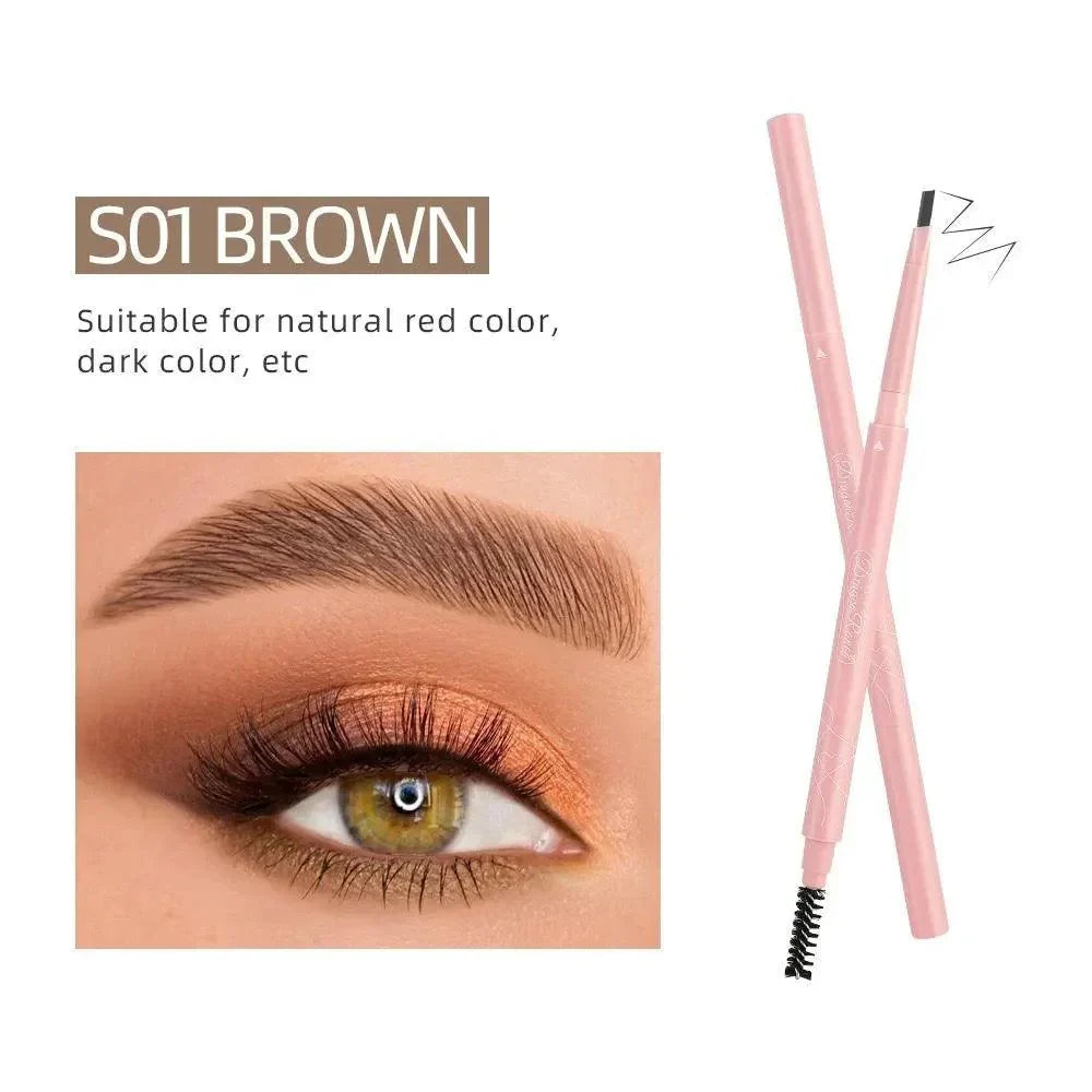 Dragon Ranee 2 In 1 Eyebrow Pencil – Natural Waterproof Smooth - Buy Online in Pakistan at Cosmia.pk