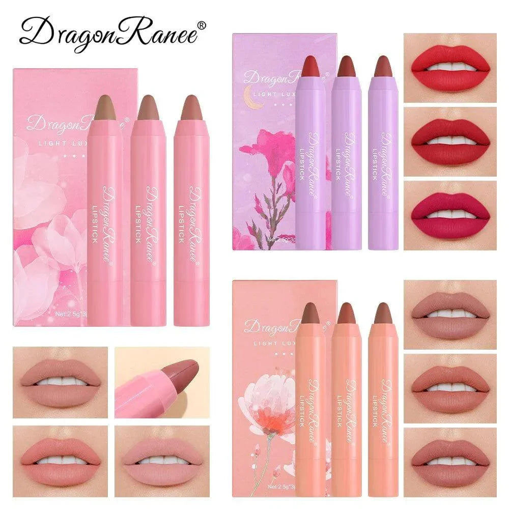 Dragon Ranee Light Luxury Lip Crayon Set - Buy Online in Pakistan at Cosmia.pk