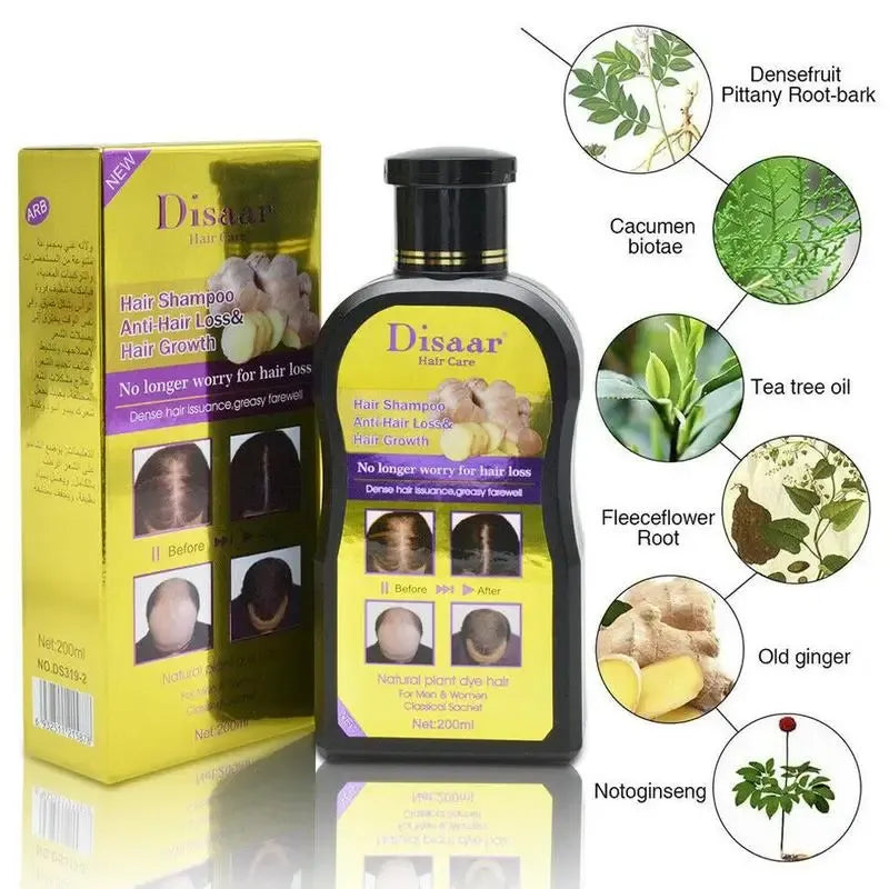 DISAAR Ginger Hair Shampoo Anti-Hair Loss – 200ml - Buy Online in Pakistan at Cosmia.pk