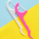 Disposable Floss Dental Cleaning Toothpick Stick - 25pcs - Buy Online in Pakistan at Cosmia.pk