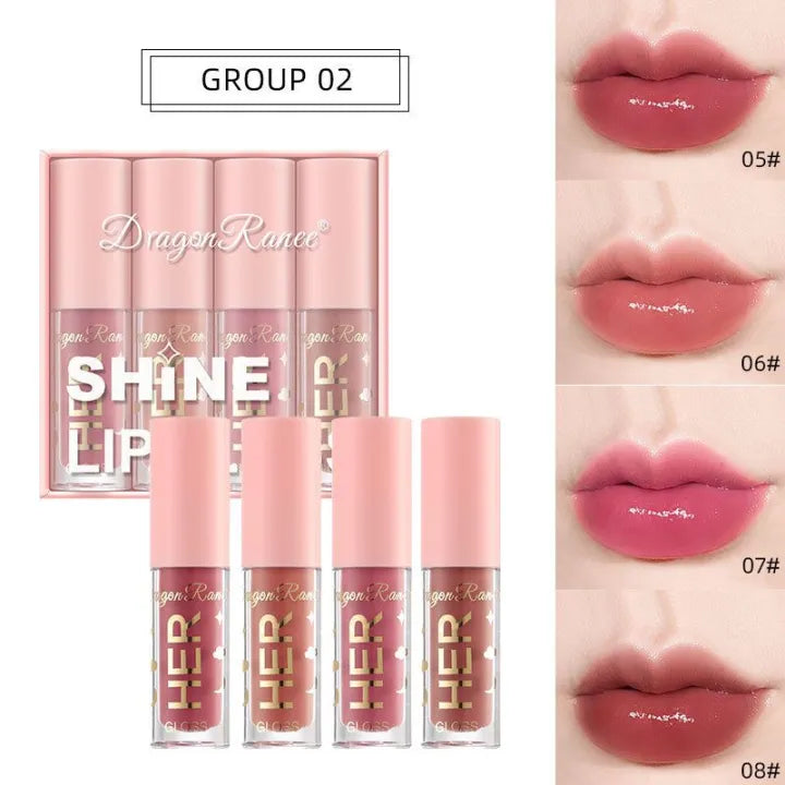 Dragon Ranee "Her Shine" Lipgloss – 4 Piece Set - Buy Online in Pakistan at Cosmia.pk