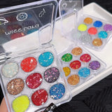 Miss Lara Cream Glitter Eyeshadow Palette - 9 Color - Buy Online in Pakistan at Cosmia.pk