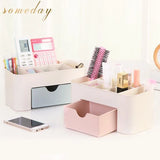 Cosmetic Makeup Organizers 7 Compartments with 1 Drawer Storage Box - Buy Online in Pakistan at Cosmia.pk