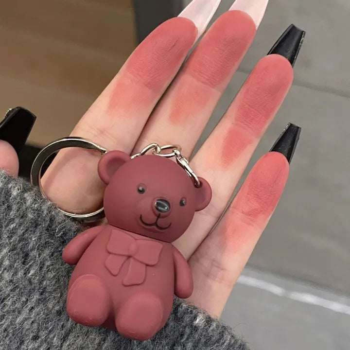 Julystar Bear Keychain Style Trendy Lip Gloss - Buy Online in Pakistan at Cosmia.pk