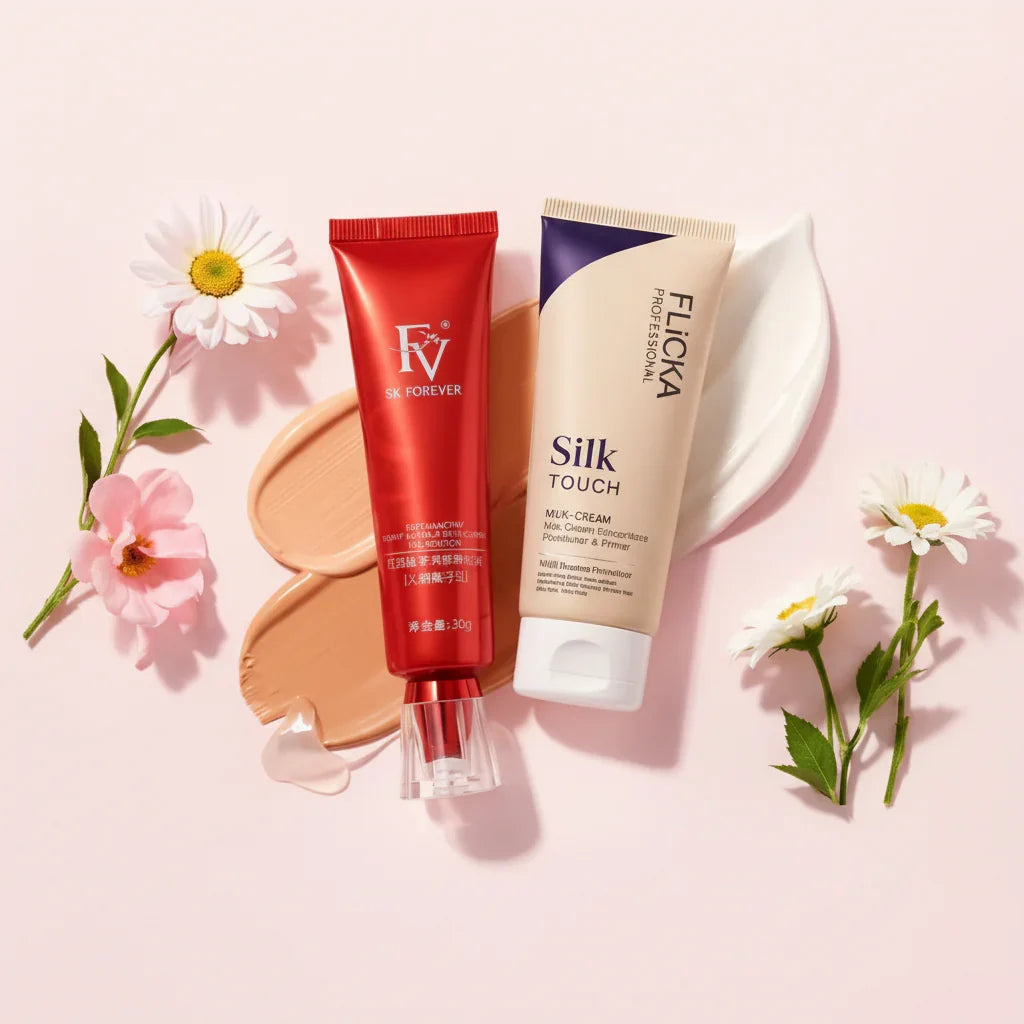FV Foundation & Flicka Silk Touch Primer - Buy Online in Pakistan at Cosmia.pk