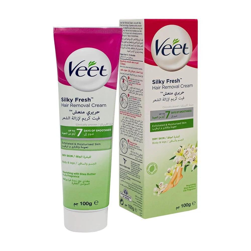 Veet Silky Fresh Hair Removal Cream  - 100g - Buy Online in Pakistan at Cosmia.pk