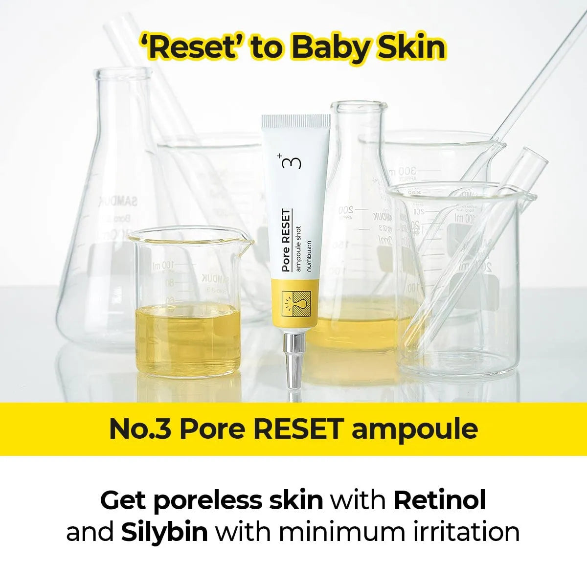 Numbuzin No.3 Pore Reset Ampoule Shot - 25ml - Buy Online in Pakistan at Cosmia.pk