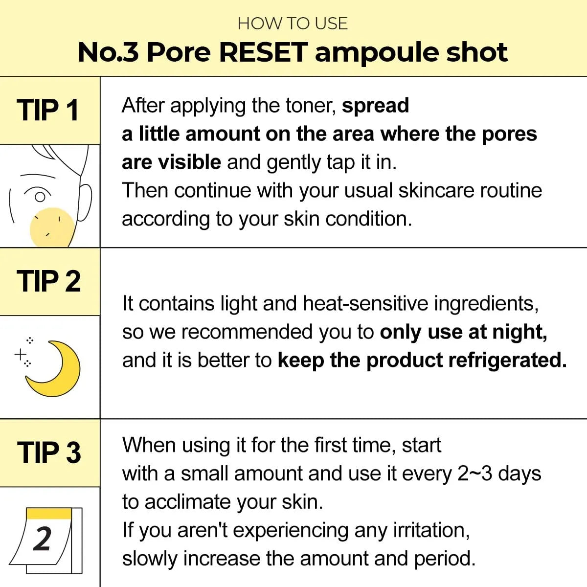 Numbuzin No.3 Pore Reset Ampoule Shot - 25ml - Buy Online in Pakistan at Cosmia.pk