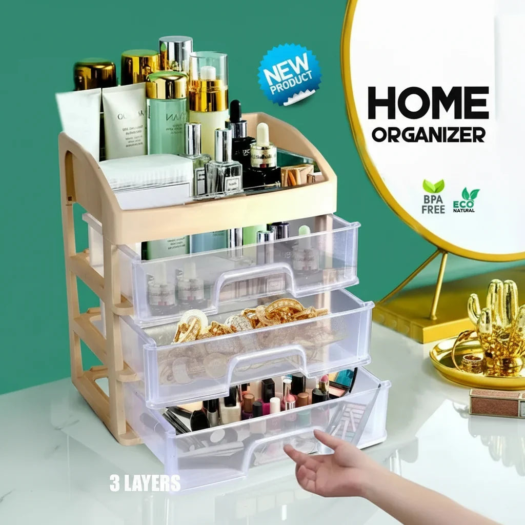 New Home Organizer Multi Purpose Rack 3 Layers - Buy Online in Pakistan at Cosmia.pk
