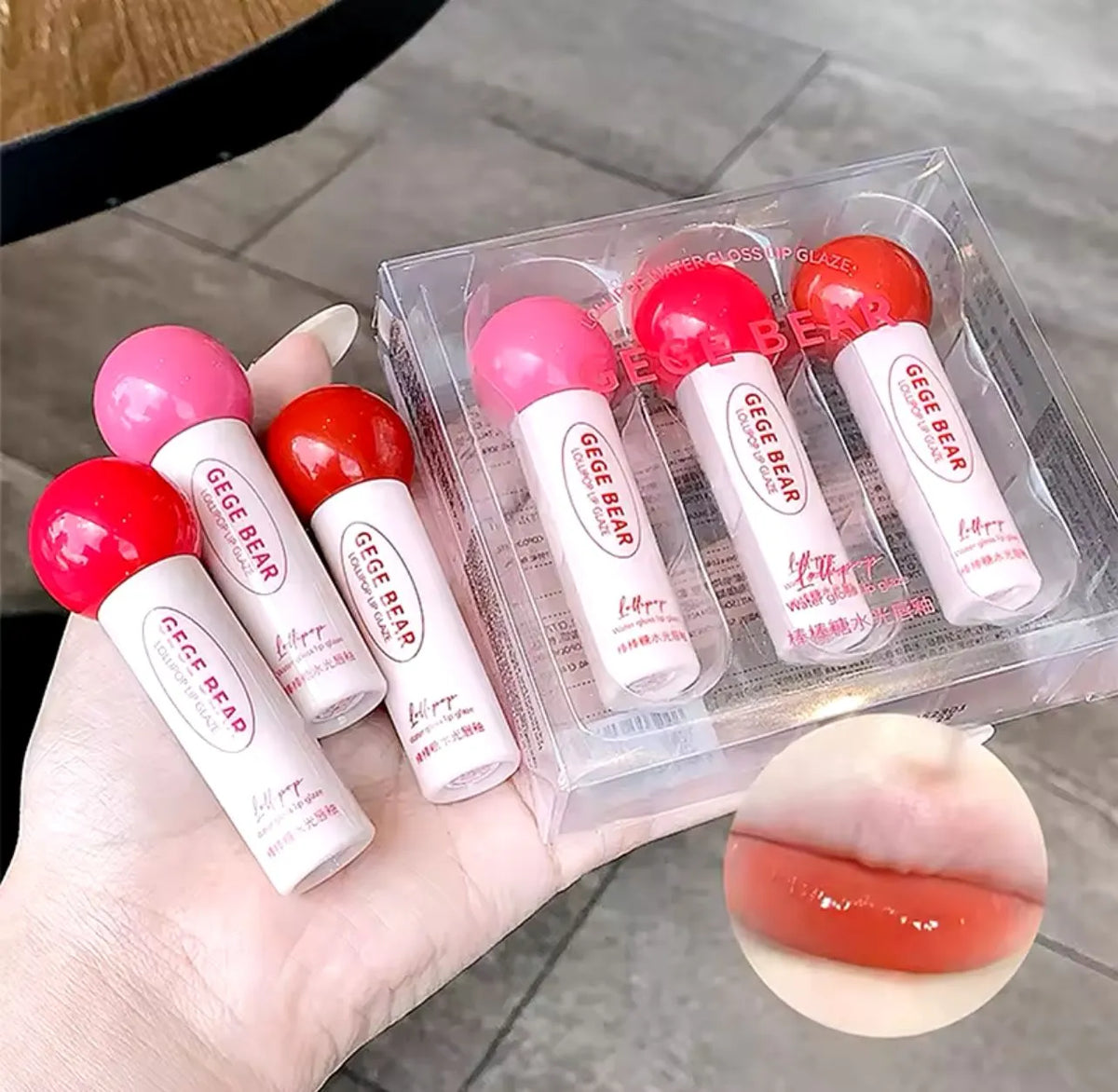 Gege Bear Lollipop Lip Gloss - Buy Online in Pakistan at Cosmia.pk