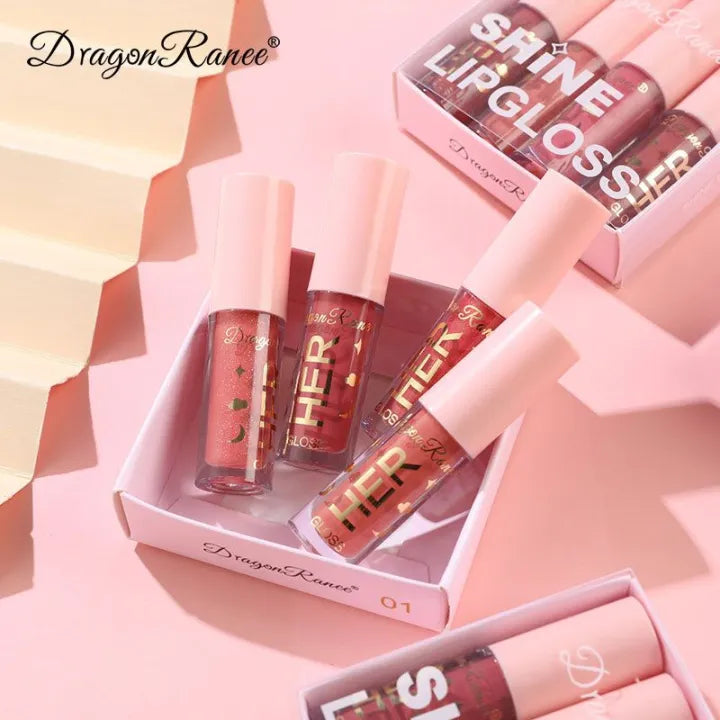 Dragon Ranee "Her Shine" Lipgloss – 4 Piece Set - Buy Online in Pakistan at Cosmia.pk